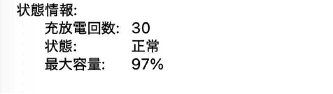 バッテリー97%　MacBook Pro 14 M1Pro 32GB 1TB