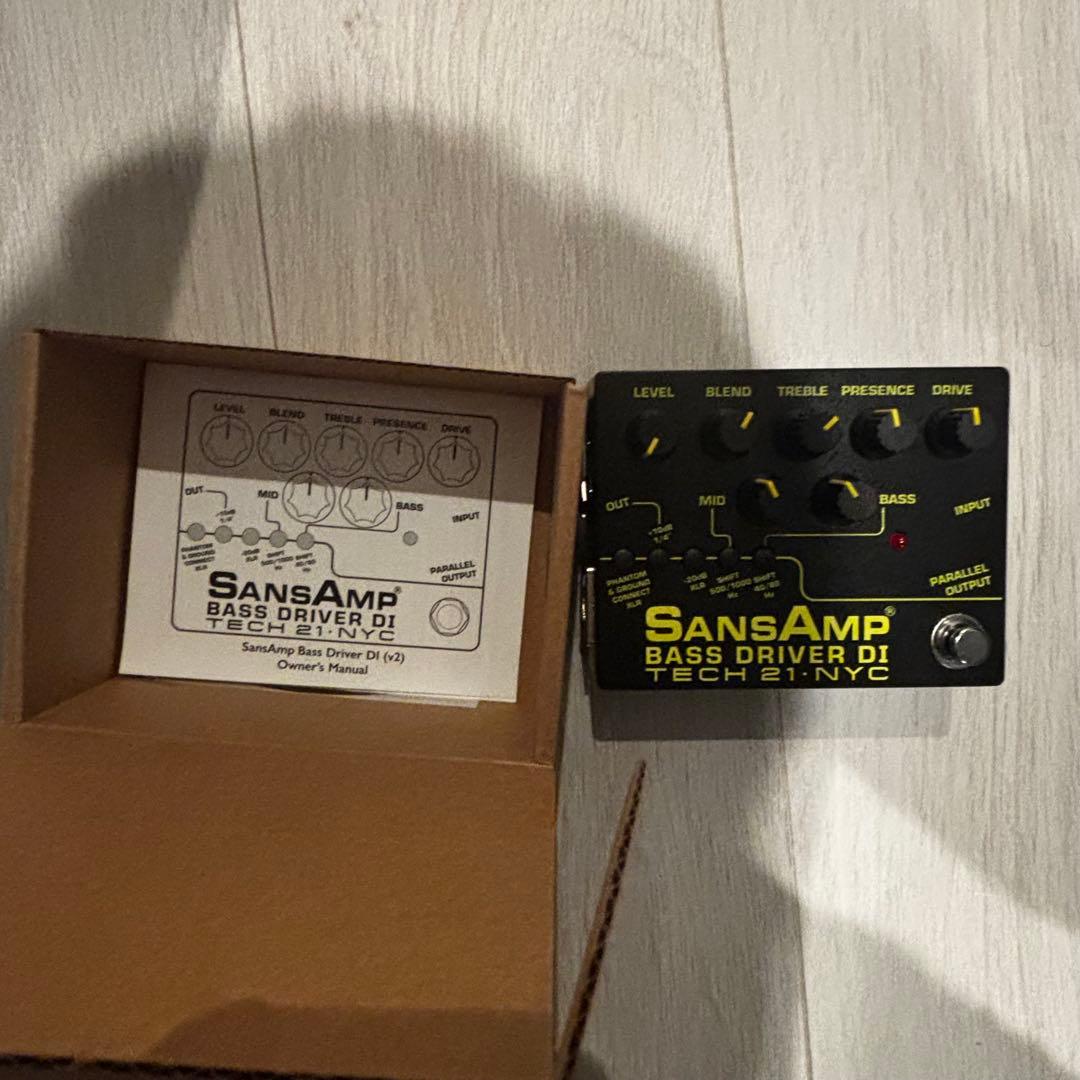 TECH21 Sansamp サンズ/DI V2 定番プリアンプ
