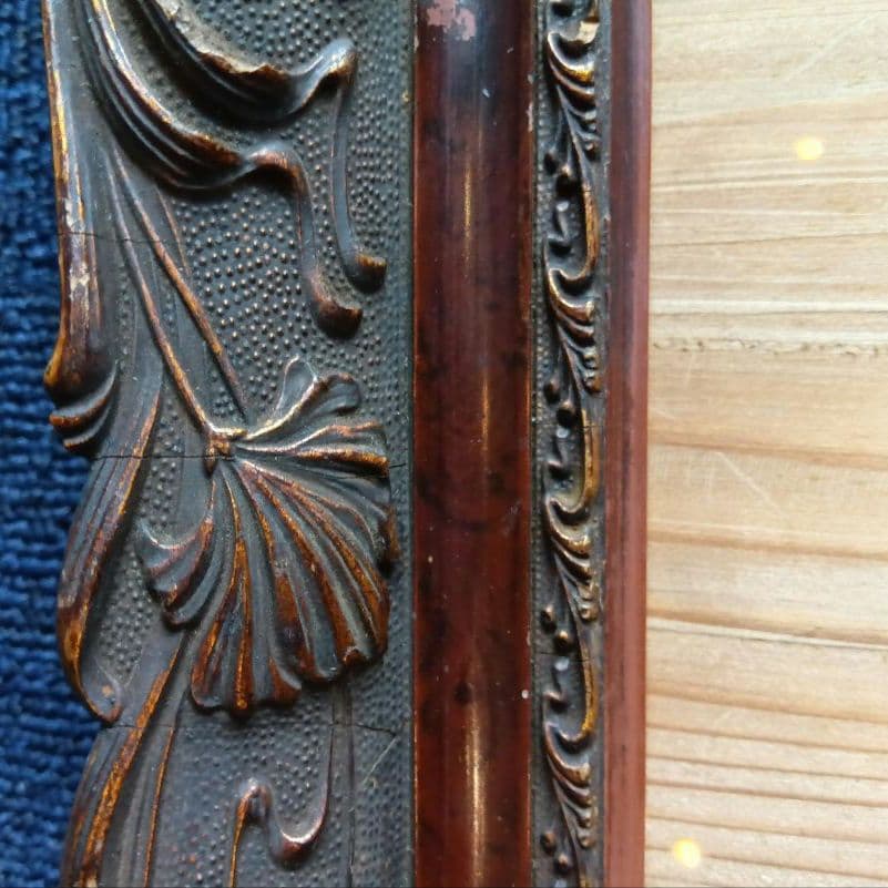 アンティーク　木製フレーム　額縁　ヴィンテージ