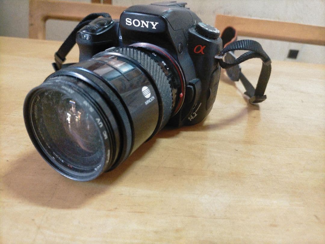 SONY α350 MINOLTAレンズ付き