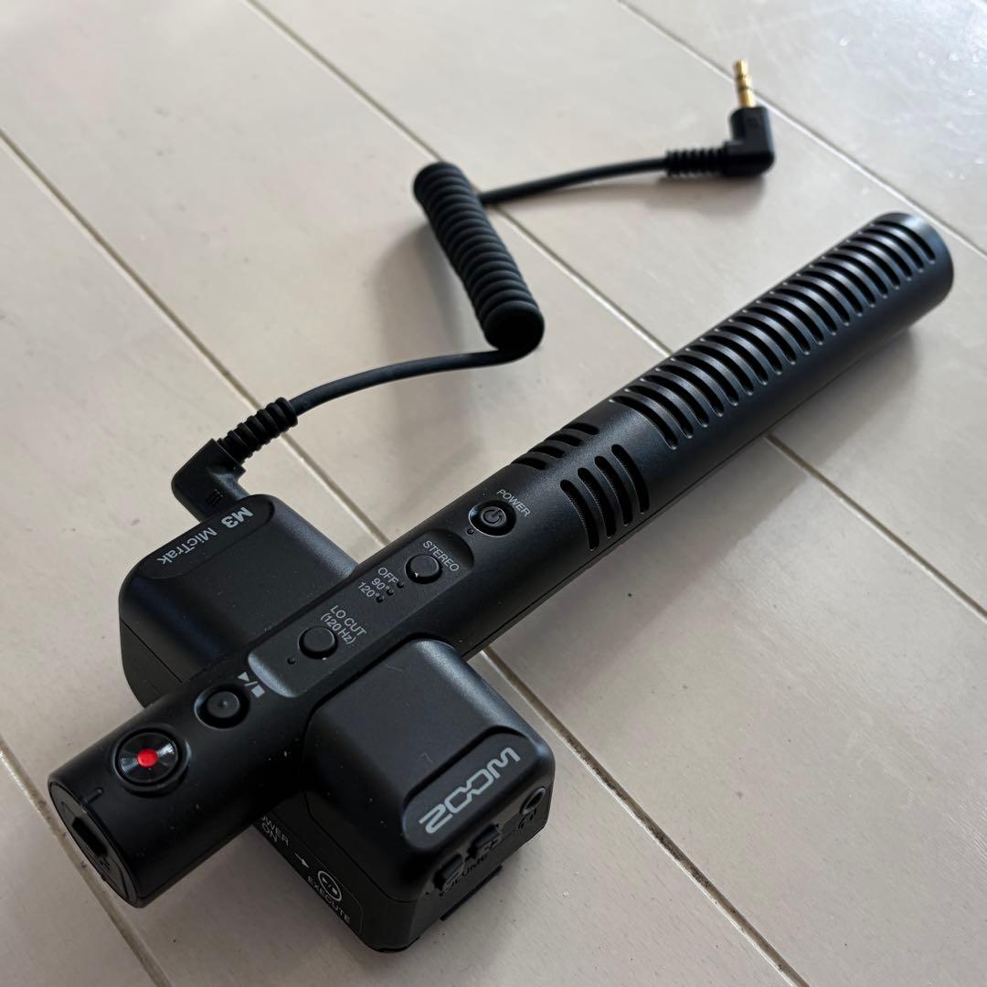 ZOOM ズーム M3 ショットガンマイク32bitフロート録音対応