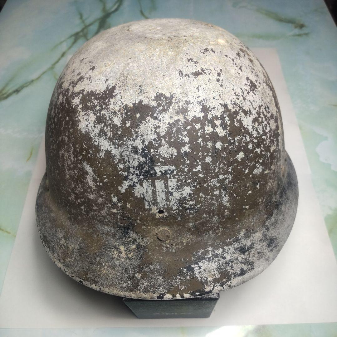 日本海軍使用ヘルメット(アルミ製) 【太平洋戦争】 当時の物