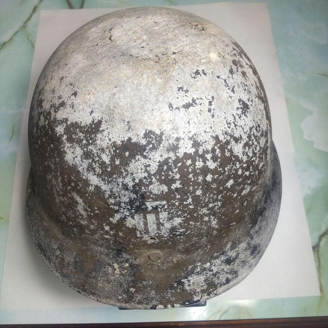 日本海軍使用ヘルメット(アルミ製) 【太平洋戦争】 当時の物