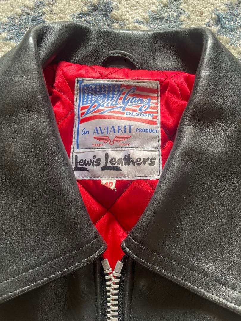 40 lewis leathers countryman ライダースジャケット