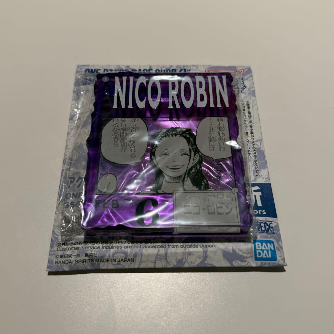 ONEPIECE BASESHOP くじ アクリルブロックチャーム　ロビン