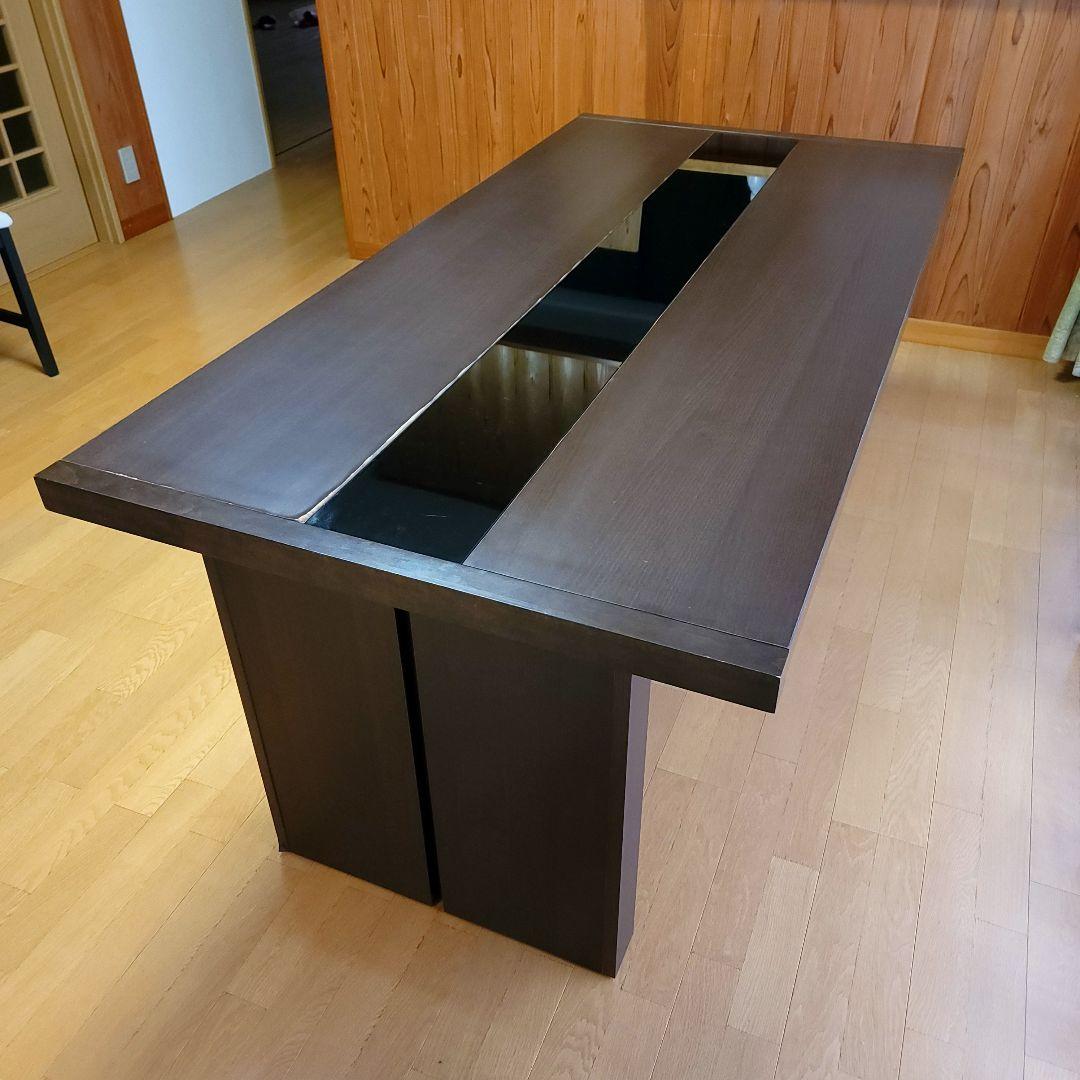 定価:300,000円 椅子6脚セット 180cmテーブル 大川家具