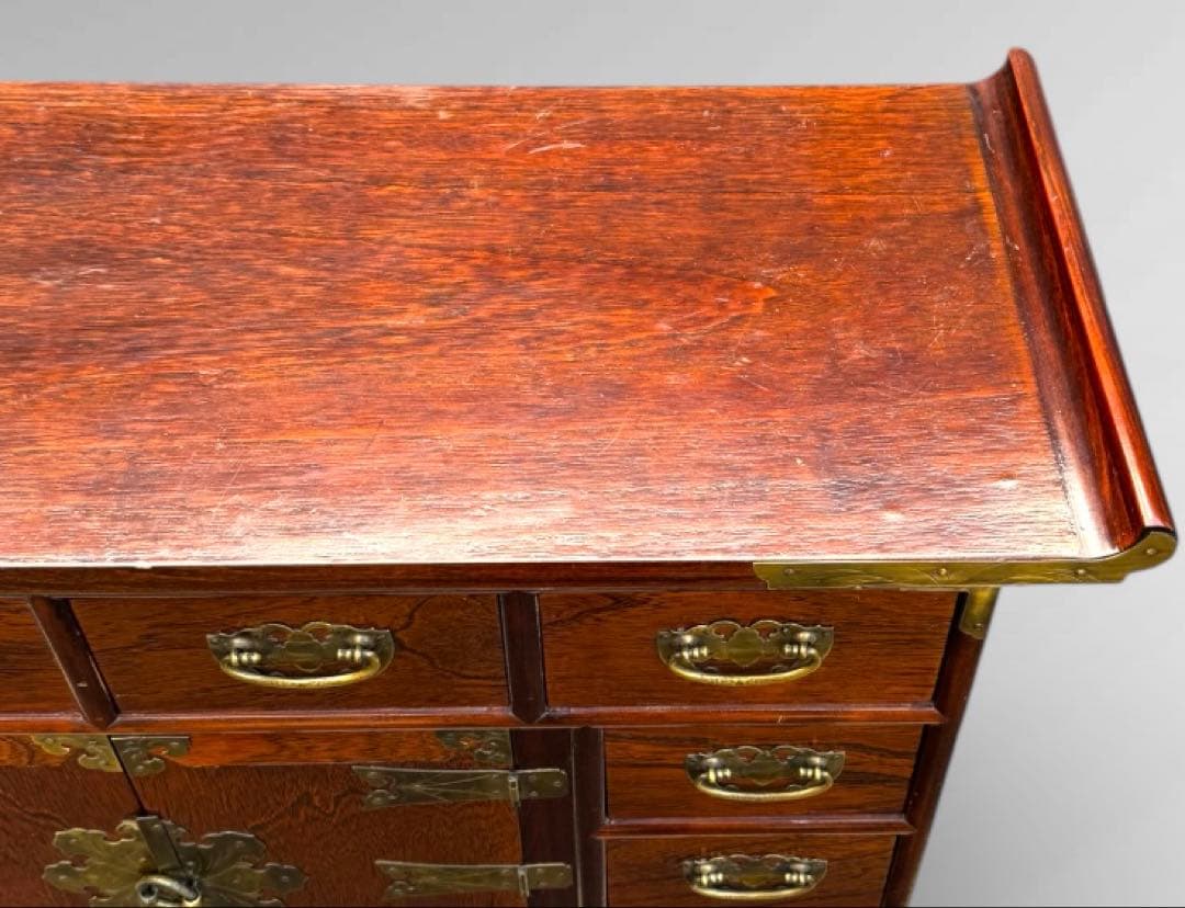 【新春セール】李朝家具 朝鮮家具 薬箪笥 年代物 アンティーク 韓流 韓国