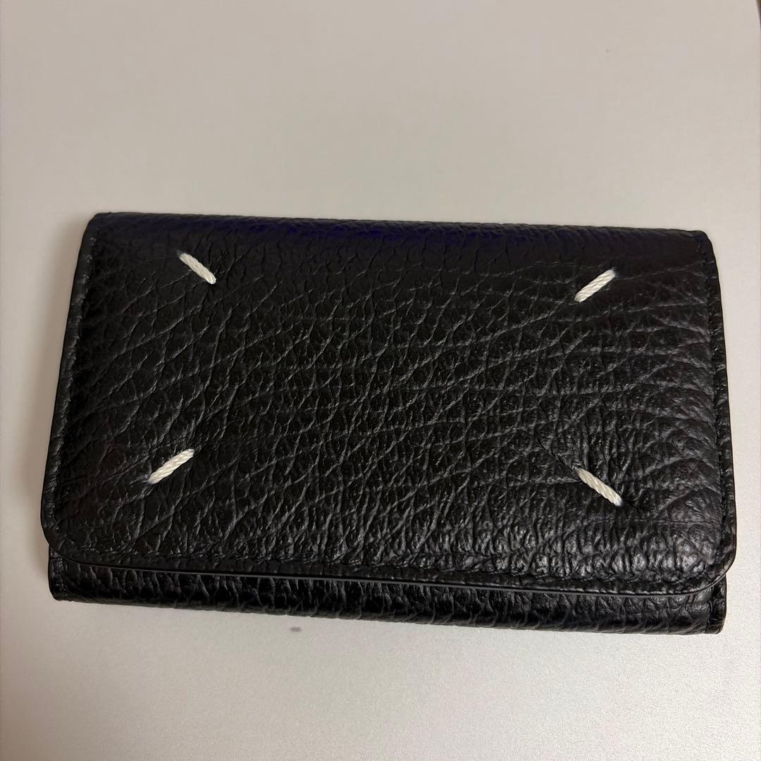 Maison Margiela 黒 レザー キーケース SA3UA0001