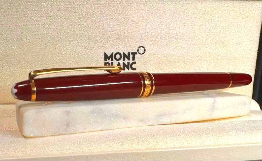 【美品】モンブランNO144 万年筆(ボルドー軸)