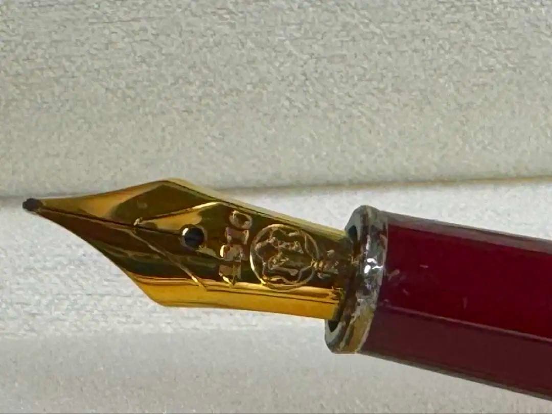 【美品】モンブランNO144 万年筆(ボルドー軸)