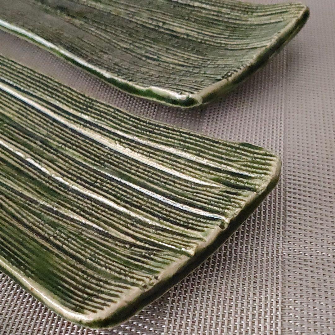 総織部　櫛目皿 ５枚組