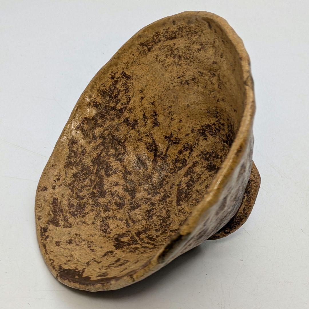 【直しあり】高村光雲 伊羅保釉手造り茶盌 用心箱 抹茶碗 抹茶茶碗 茶道具 茶器