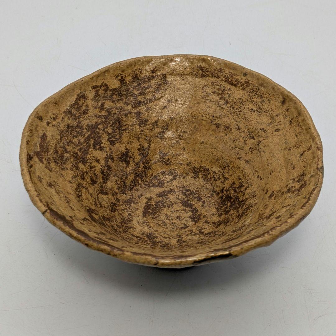 【直しあり】高村光雲 伊羅保釉手造り茶盌 用心箱 抹茶碗 抹茶茶碗 茶道具 茶器