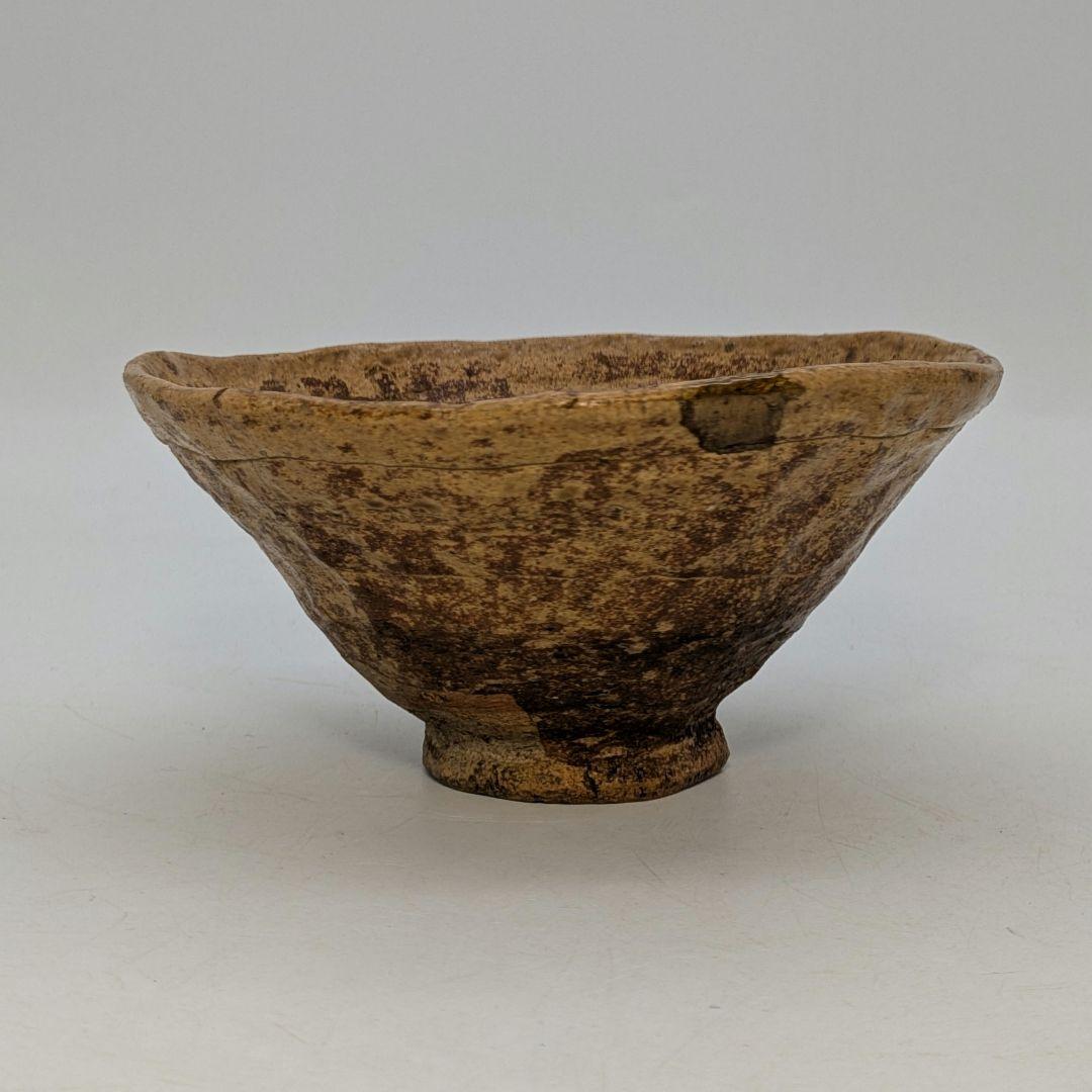 【直しあり】高村光雲 伊羅保釉手造り茶盌 用心箱 抹茶碗 抹茶茶碗 茶道具 茶器