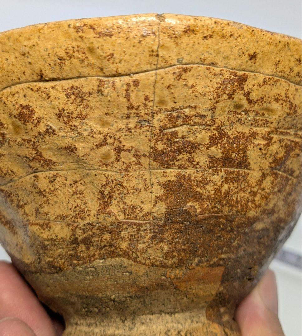 【直しあり】高村光雲 伊羅保釉手造り茶盌 用心箱 抹茶碗 抹茶茶碗 茶道具 茶器