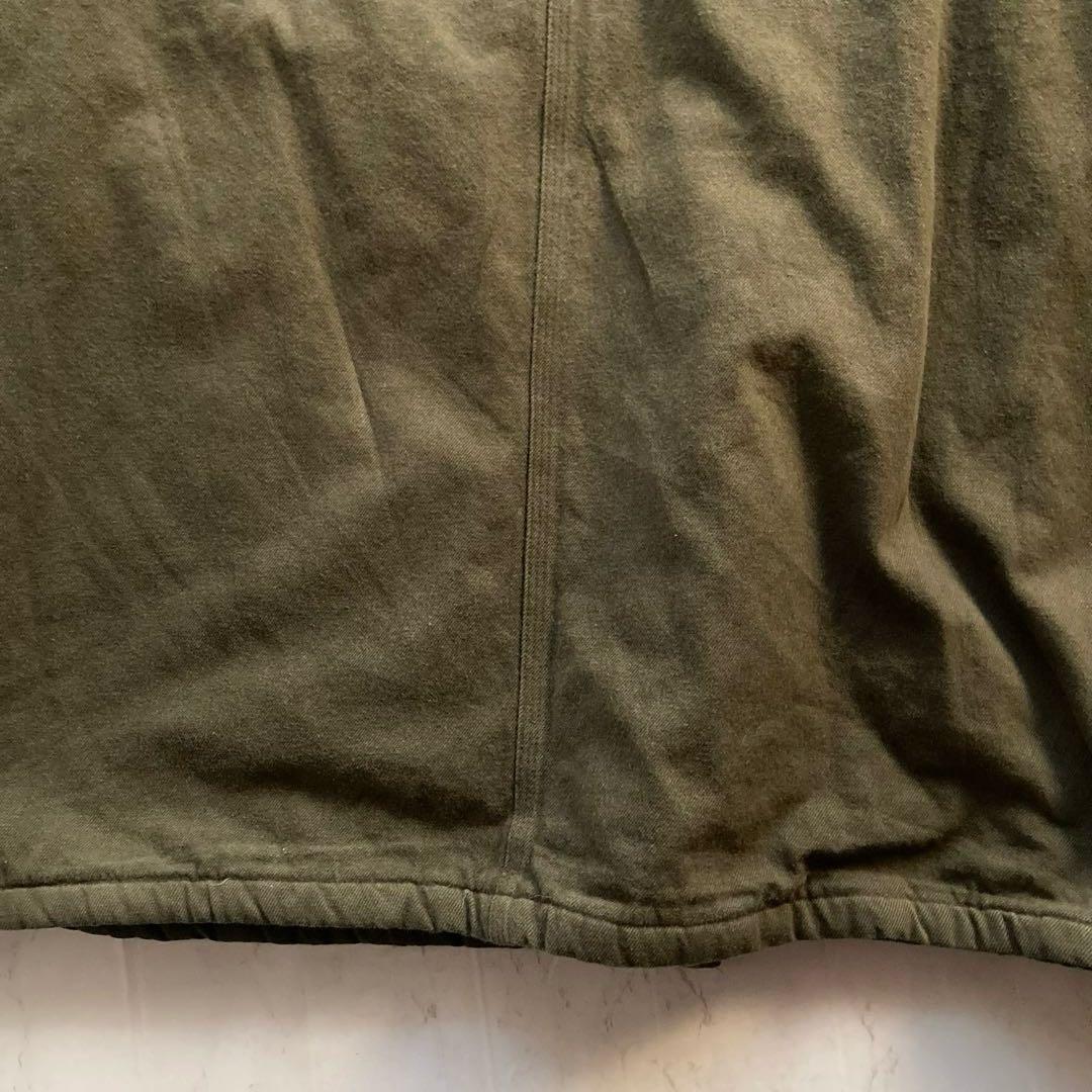 00s Carhartt ダックジャケット ハンティング チョア 裏地フリース