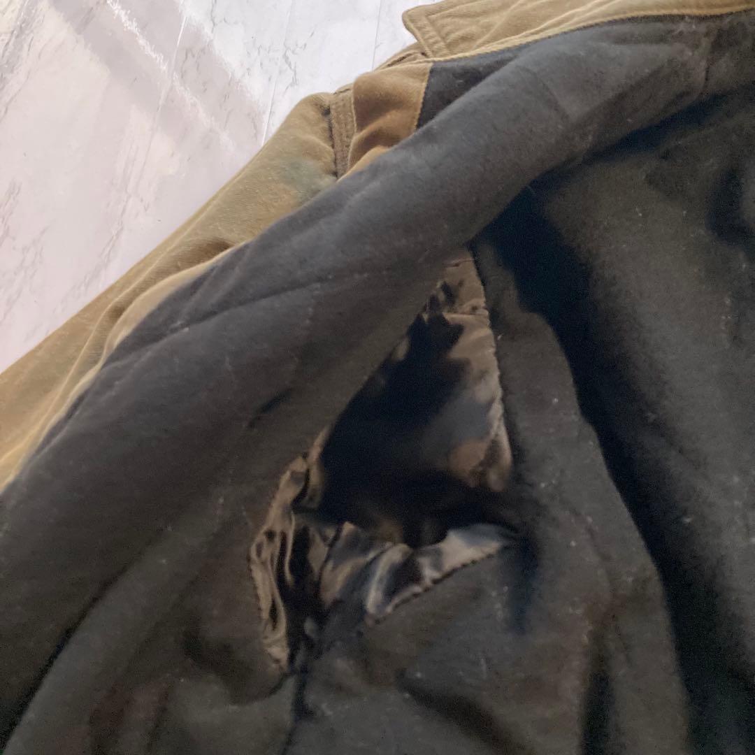 00s Carhartt ダックジャケット ハンティング チョア 裏地フリース