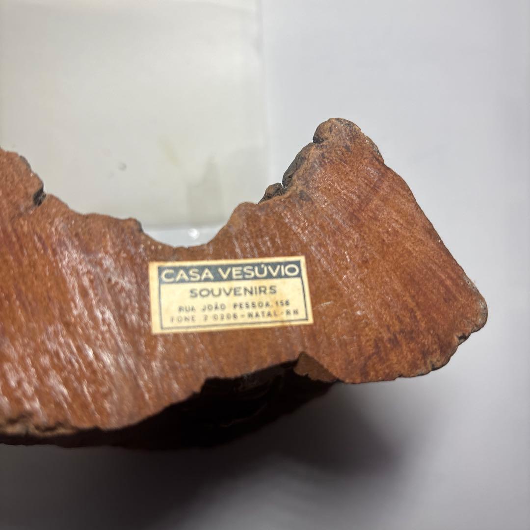 キリスト木像　ブラジル　流木て製作された木像彫刻