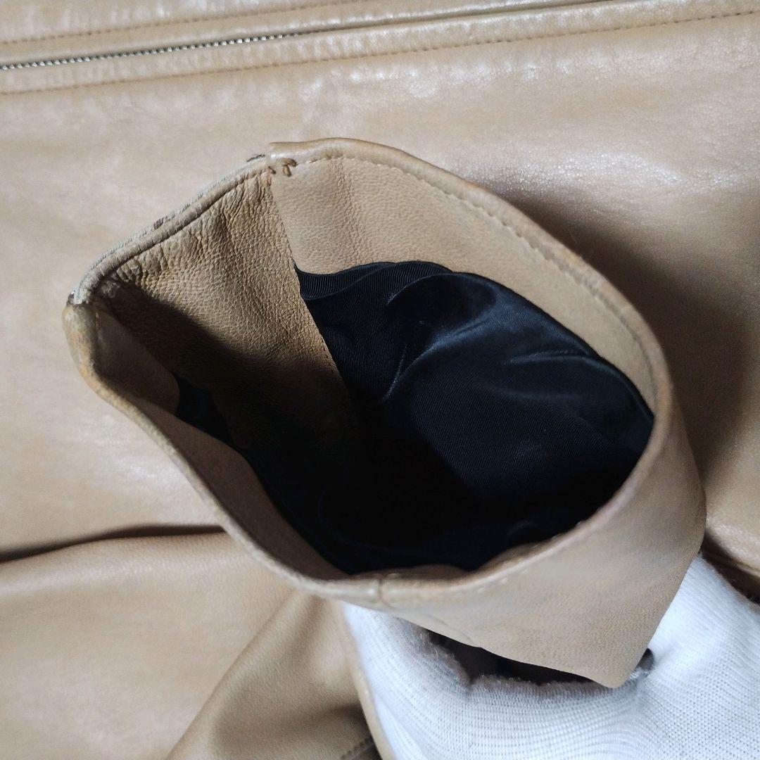 バーバリーブラックレーベル レザージャケット ラムレザーノバチェック