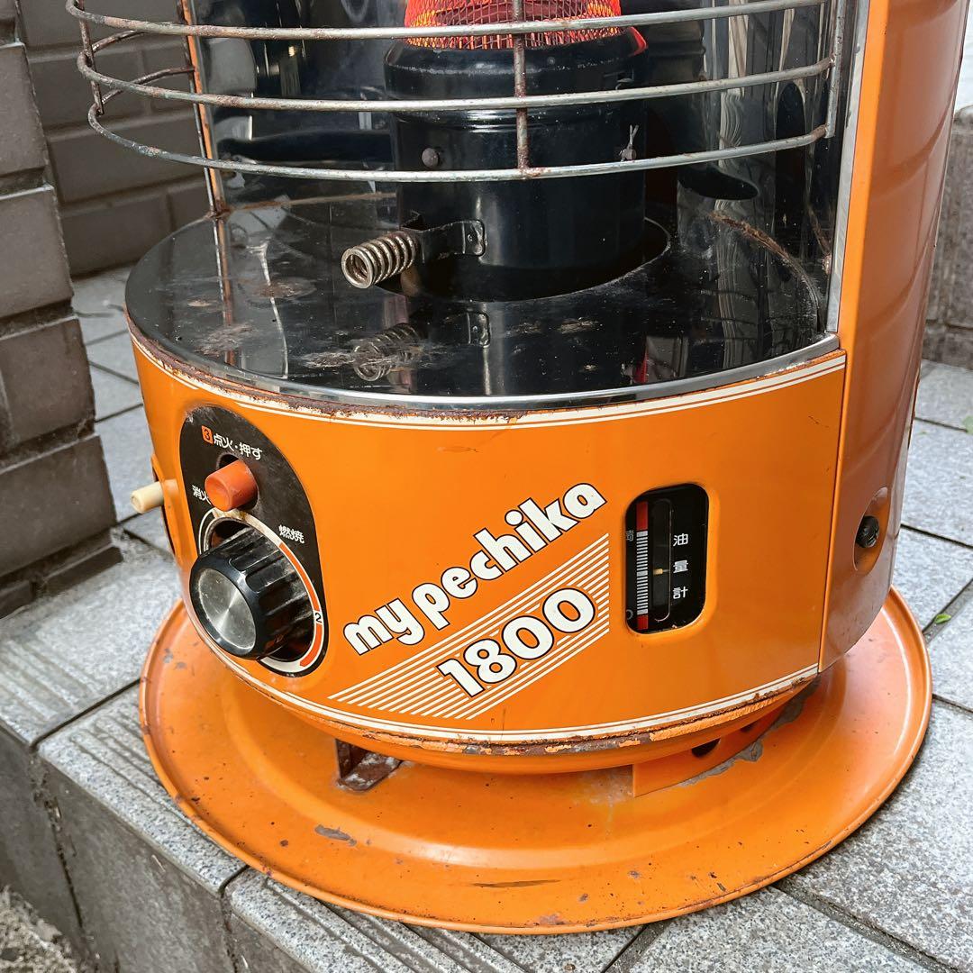 【最終値下げ】SHARP myペチカ1800 オレンジ 石油ストーブ 昭和レトロ