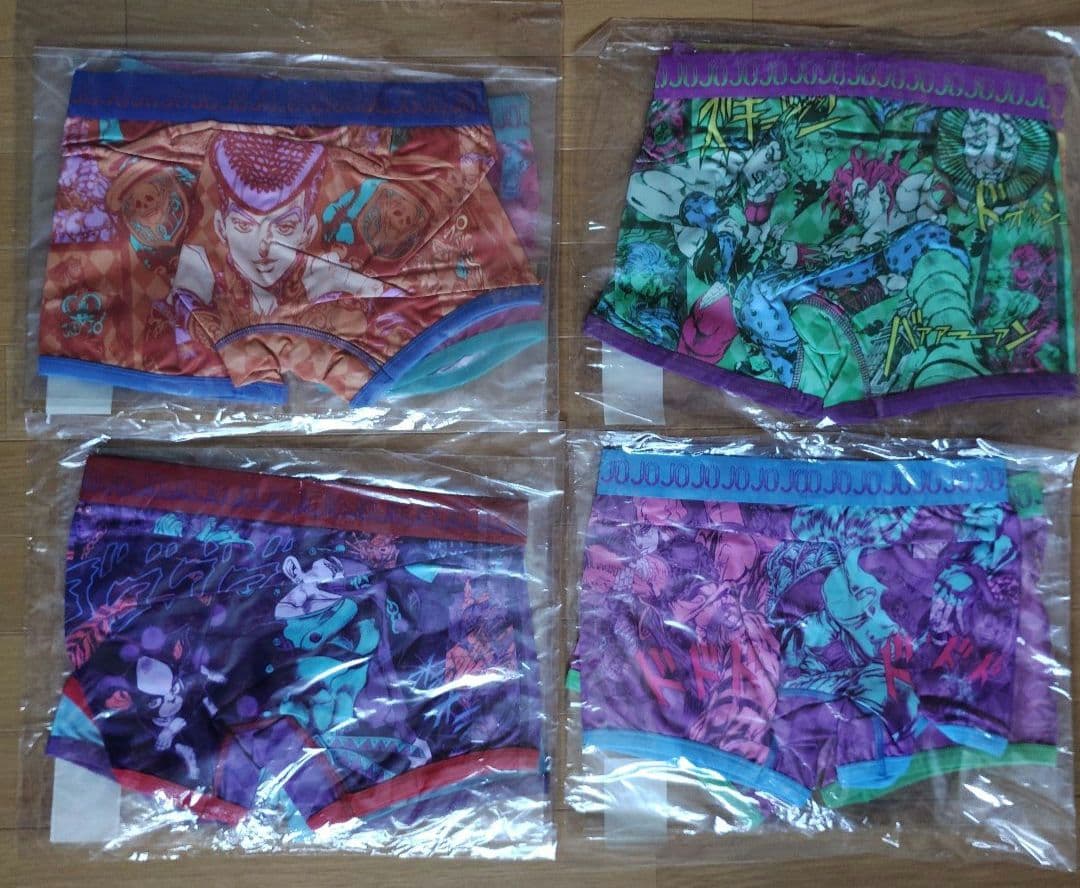 ジョジョの奇妙な冒険　原画展記念ボクサーブリーフ　Mサイズ　1～8部