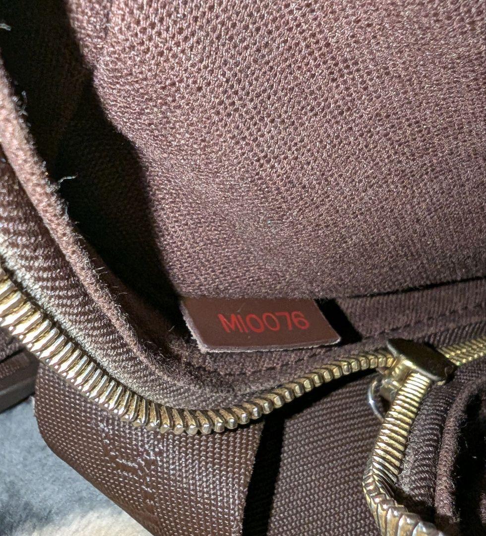 LOUIS VUITTON ダミエ オラフショルダーバッグブラウン MI0076