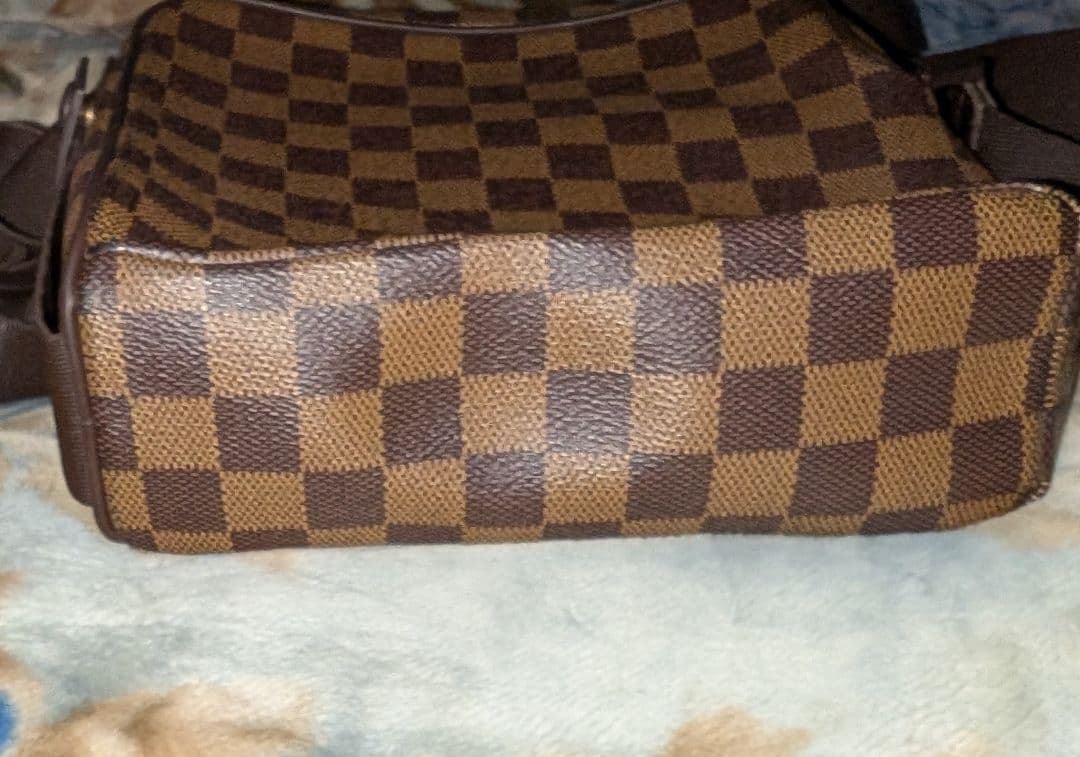 LOUIS VUITTON ダミエ オラフショルダーバッグブラウン MI0076