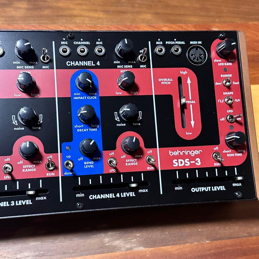 Behringer BDS-3　４チャンネルアナログドラムシンセサイザー
