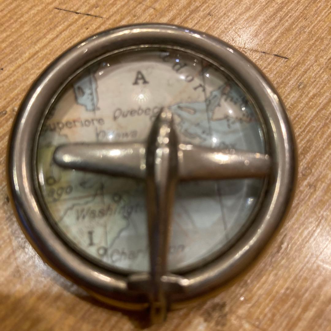 ヨーロッパ戦線時のアメリカ爆撃機のブローチ　アンテーク