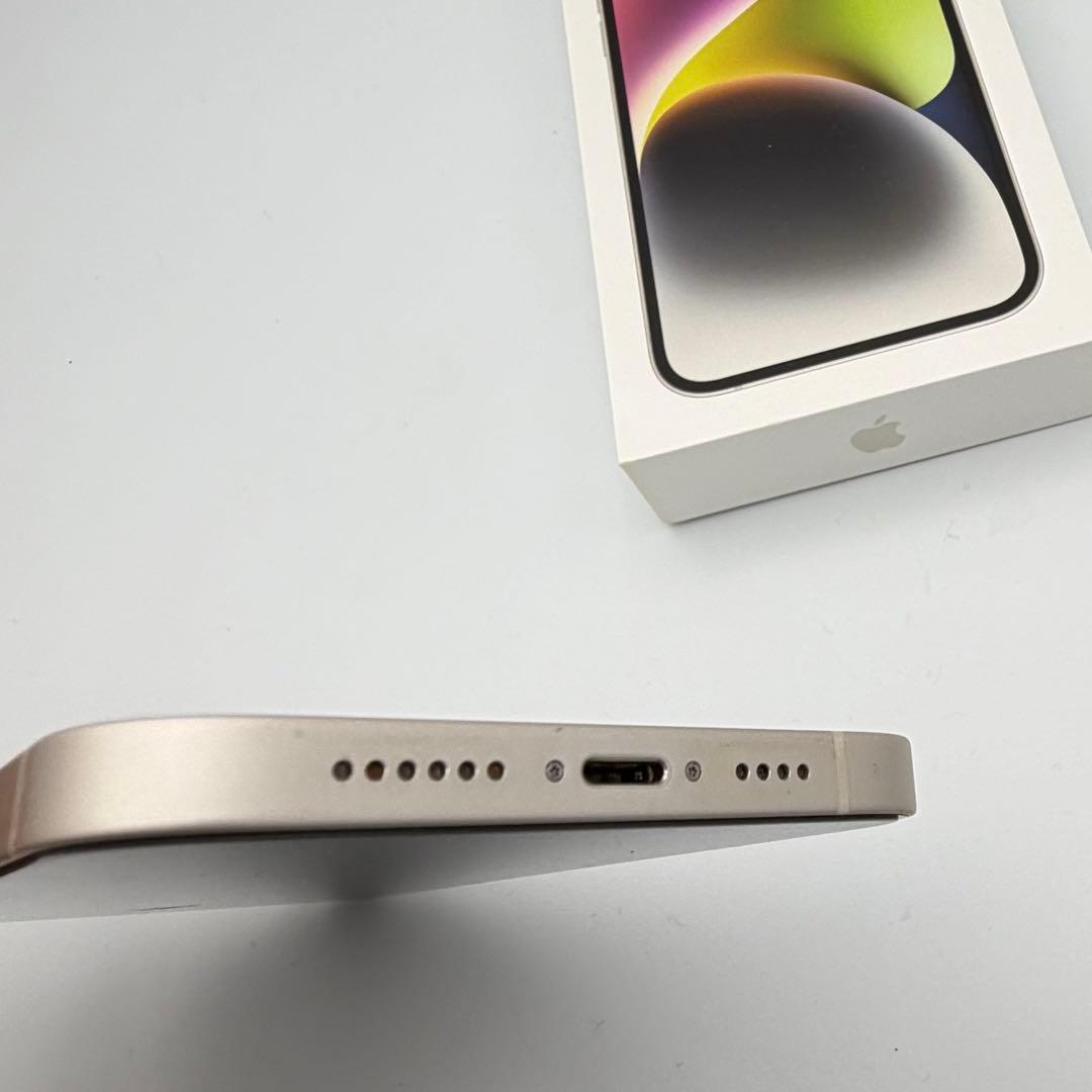 iphone14plus 本体128GBホワイトバッテリー残量89%SIMフリー