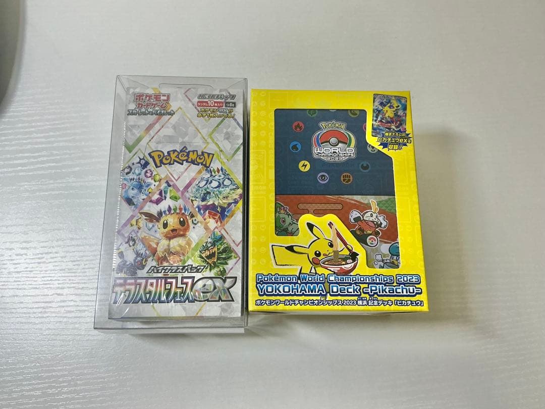 ポケモンカード　wcs2023横浜記念デッキ　テラスタルフェス　シュリンク付き