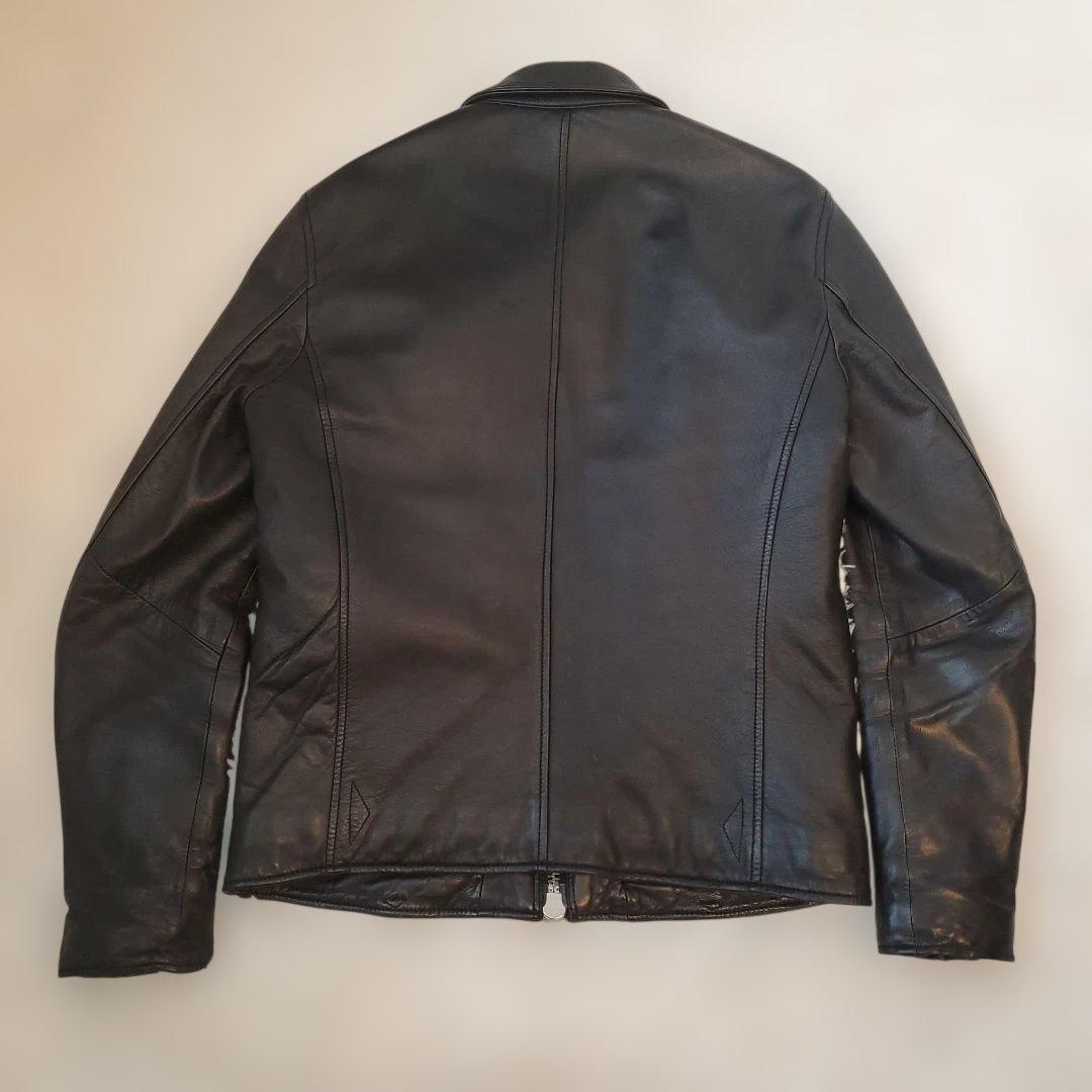 ⭐極美品⭐nano・universe ラムレザー 中綿 シングル ライダース