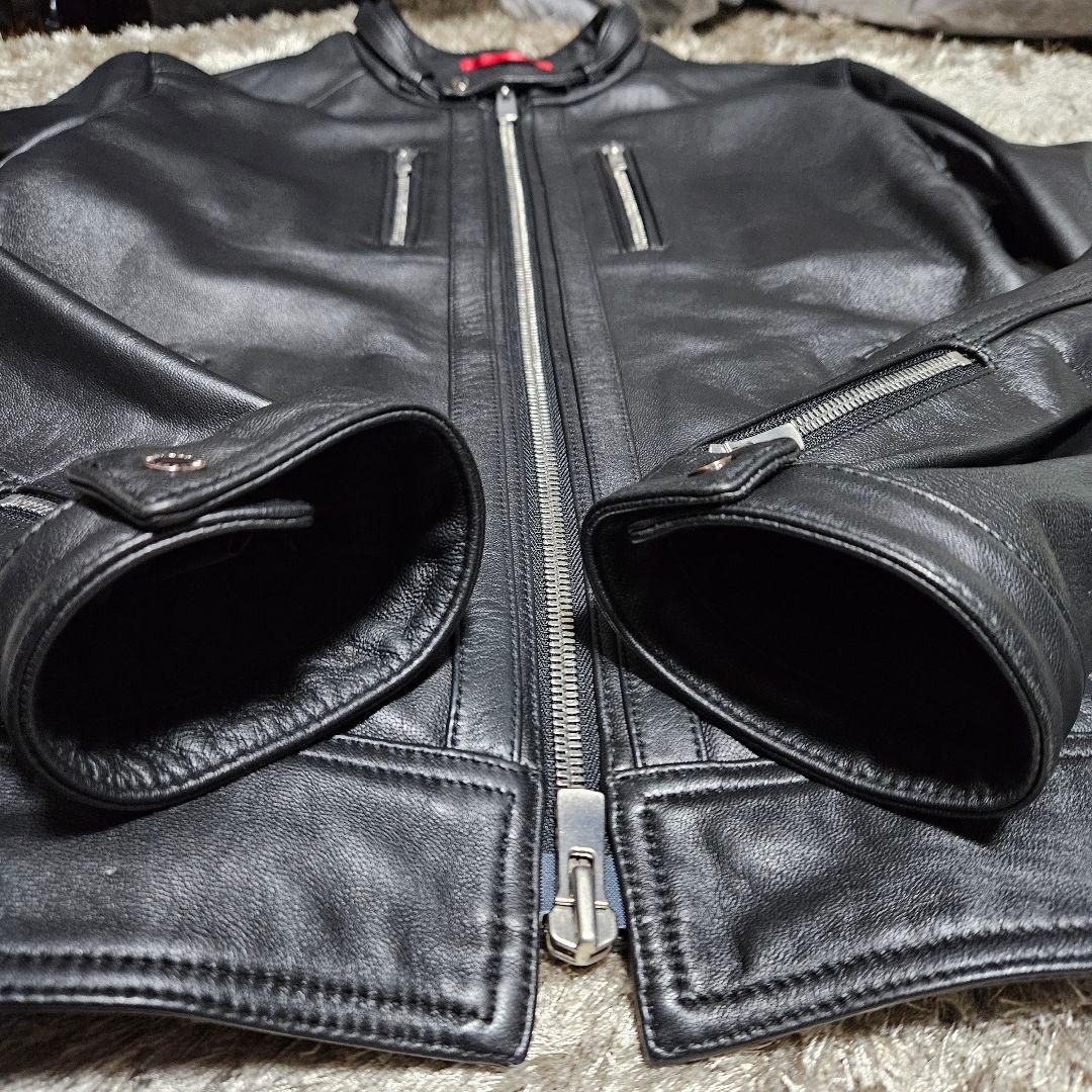 【2024年モデル】 LOVELESS シングルレザーライダース M ブラック