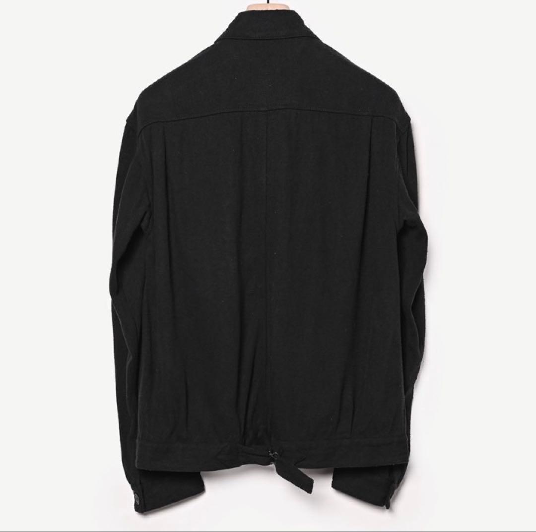 【COMOLI】シルクネップTYPE-1ST（black）size1 24SS