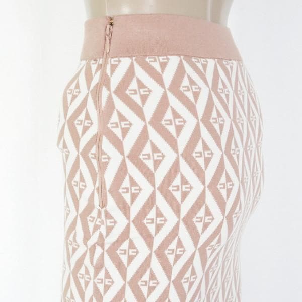 新品 エリザベッタフランキ ニットスカート38 ESK703 XSサイズ 膝下丈