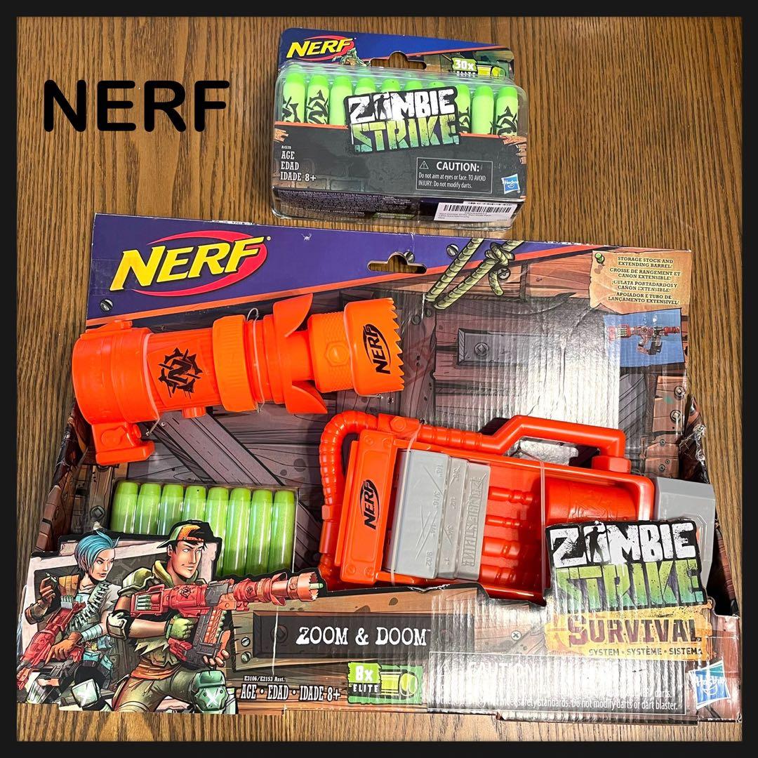 【NERF】ZOMBIE STRIKE ZOOM&DOOM・REFILLセット