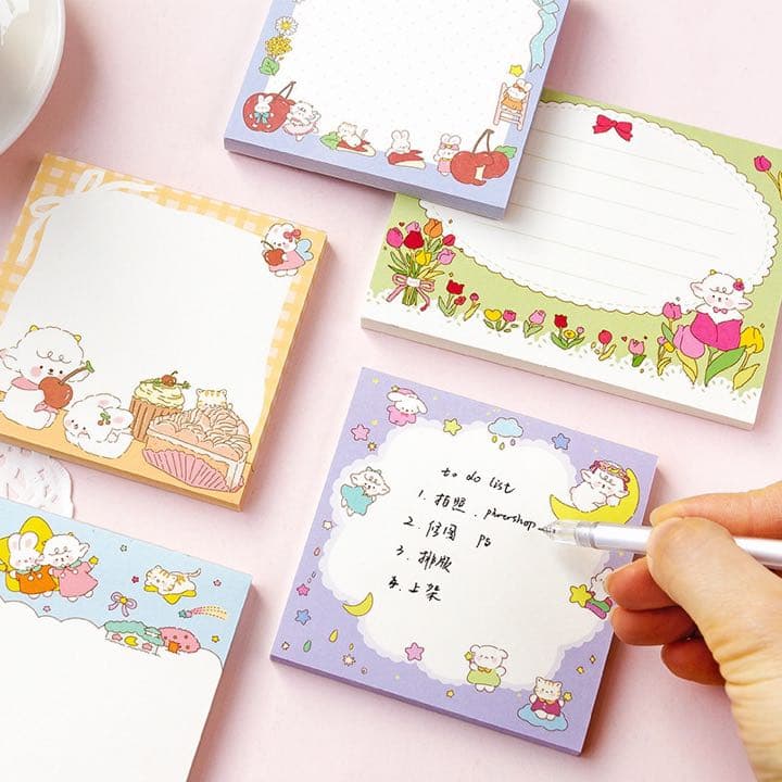 フォロワー様限定185★ラブリー アニマル メモ 10種類セット