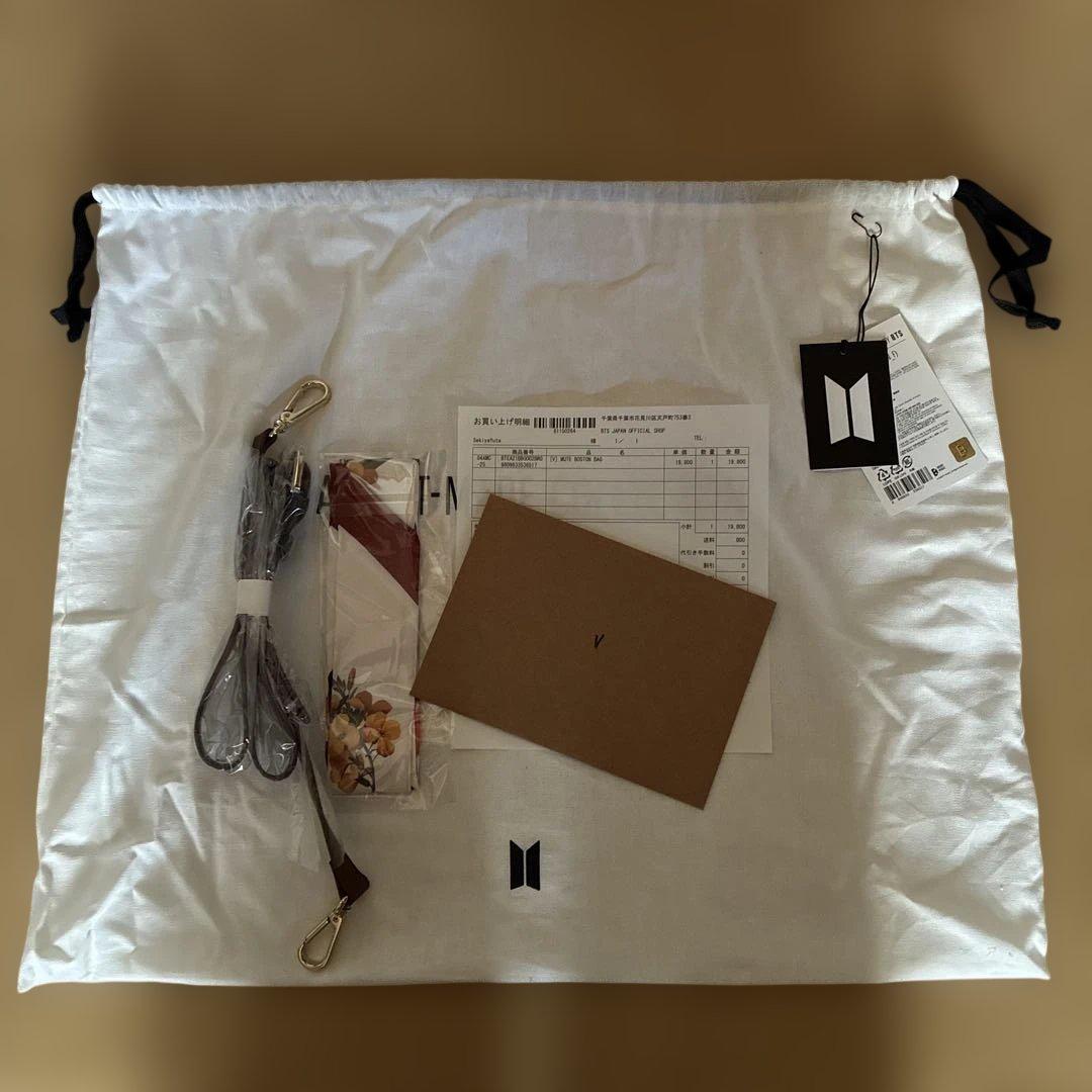 値下げ‼︎ BTS V アーティストメイド　MUTE ミュート　ボストンバッグ
