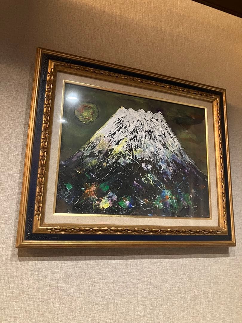 琳屋 霊峰富士 開運絵画 インテリア 開運飾り 風水 縁起物 飾り物