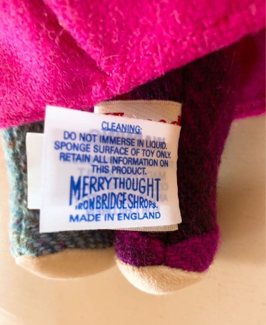 美品メリーソート ハリスツイードチーキー