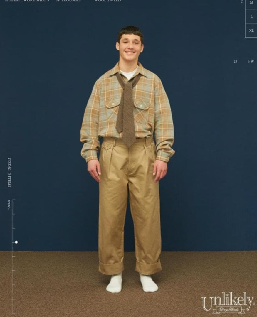 unlikely Sawtooth Flap 2P Trousers Mサイズ