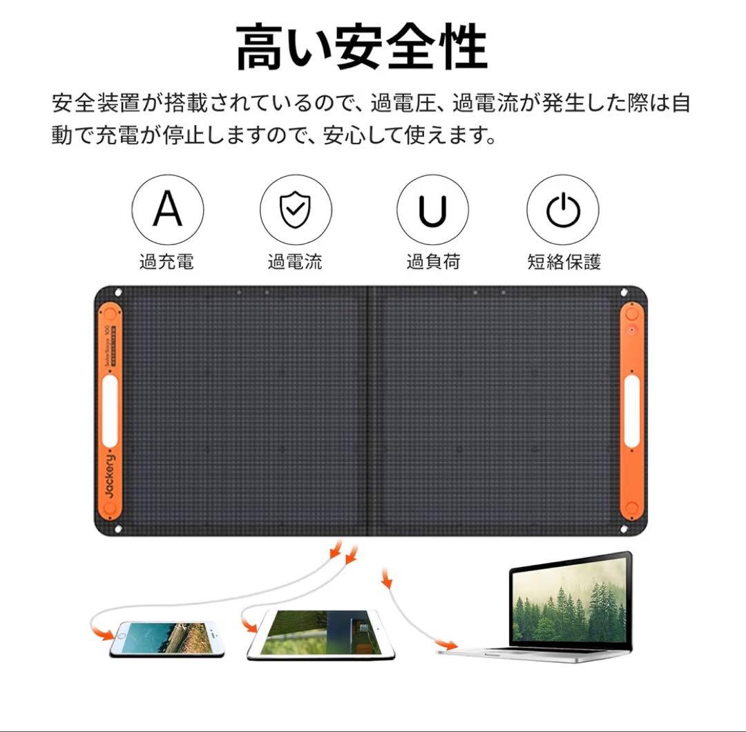 Jackery SolarSaga 100 ソーラーパネル 100w