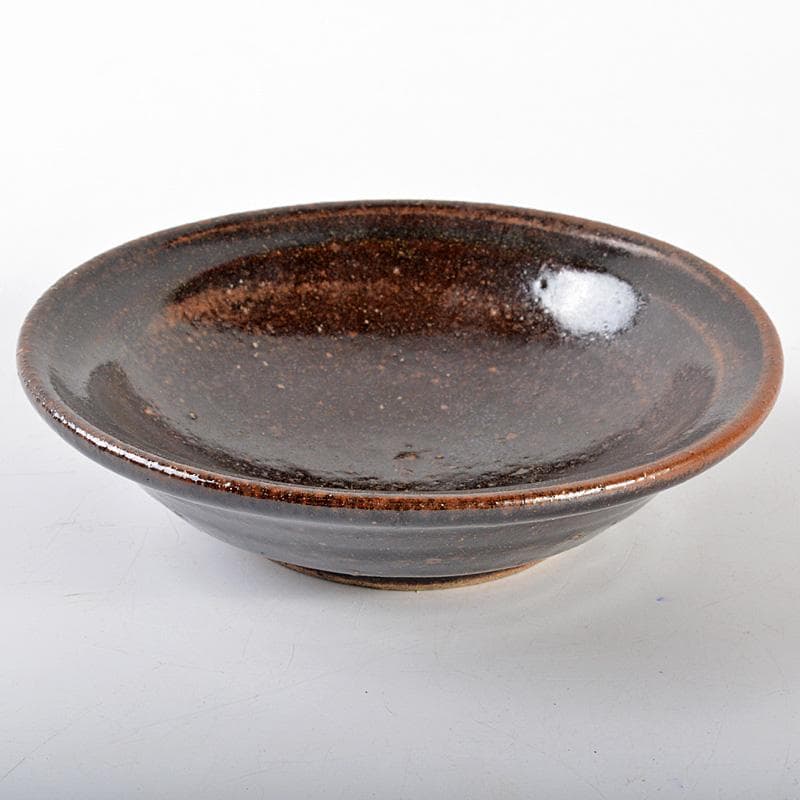北大路魯山人作　美濃焼　黒釉　小鉢　黒田陶々庵識箱　D　R5334