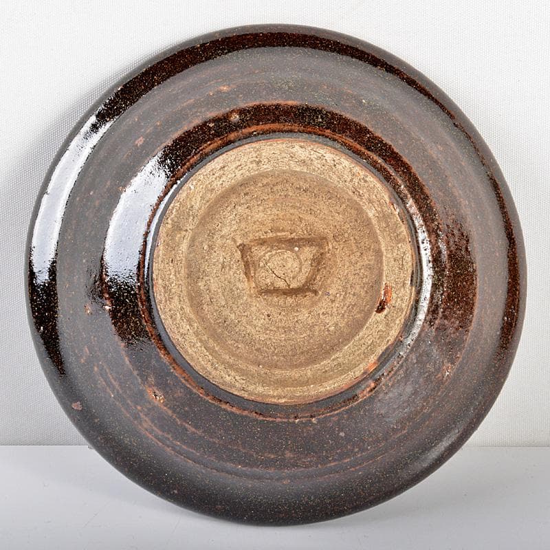 北大路魯山人作　美濃焼　黒釉　小鉢　黒田陶々庵識箱　D　R5334