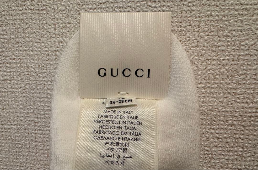 GUCCI【メンズソックス26〜28㎝/2足セット】