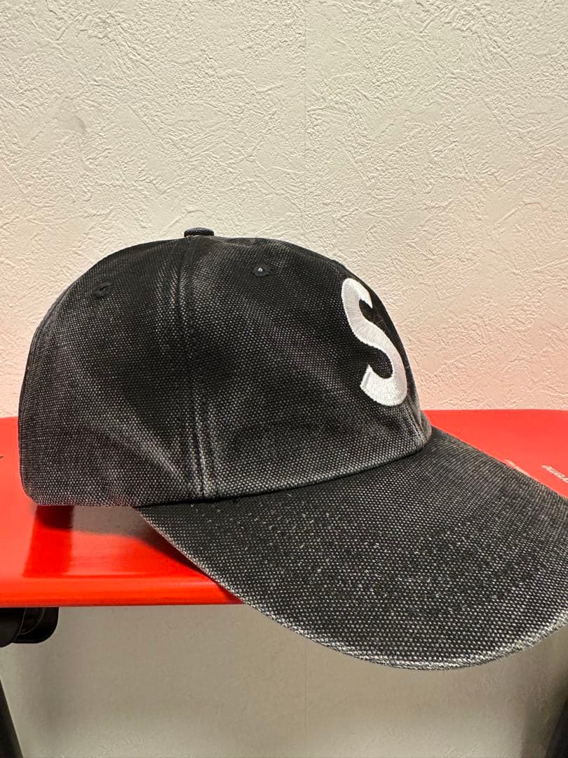 帽子 Supreme Pigment S Logo 6-Panel \"Black\"