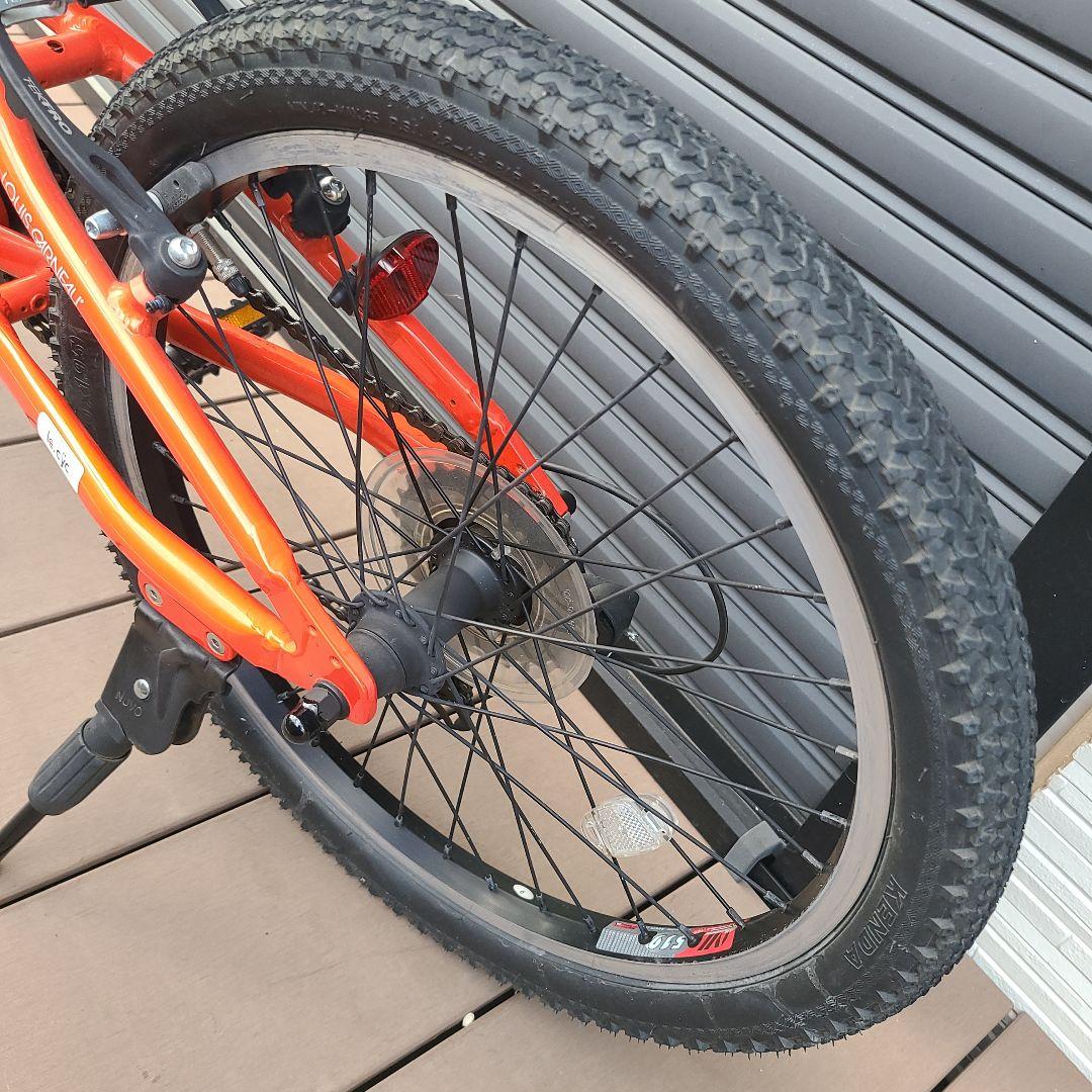2024年購入　ルイガノの自転車　20インチ　オレンジ　美品！
