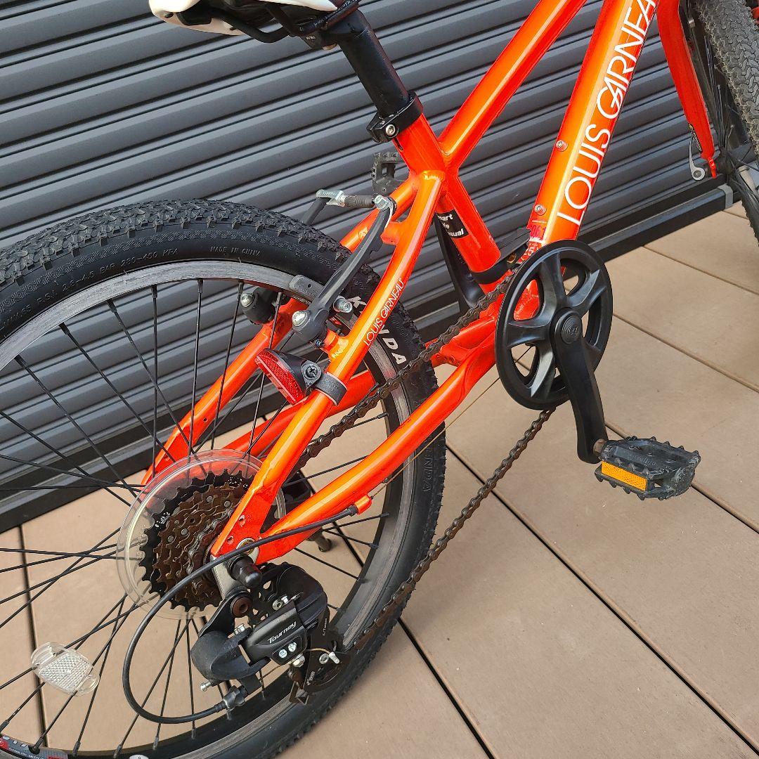 2024年購入　ルイガノの自転車　20インチ　オレンジ　美品！