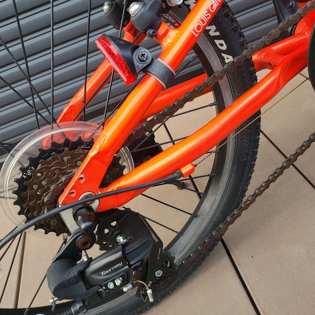 2024年購入　ルイガノの自転車　20インチ　オレンジ　美品！
