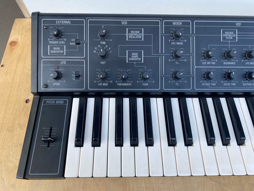 yamaha cs-5 アナログ　シンセサイザー　整備済み　美品　中古品